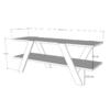Televizní stolek v minimalistickém designu April grey