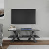 Televizní stolek v minimalistickém designu April white