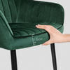 Jídelní židle čalouněná LDC green