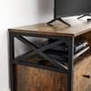 Televizní stolek v industriálním designu s prvky rustic LTV II