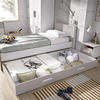 Dětská postel s využitím šuplíku jako úl. prostoru