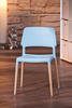 Jídelní židle v modrém provedení