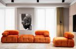 Čalouněný nábytek Bubbles - kolekce grey, orange