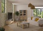 Kolekce Basalte, nábytek v country designu do obývacího pokoje