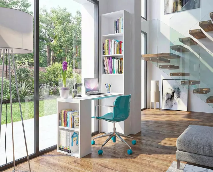 Psací stoly do kanceláře bílé, vybrat si můžete z nadčasových designů