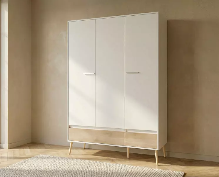 Sestava ložnice ve skandinávském designu, kolekce Aalborg