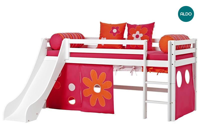 Dětská postel z masivu Flower Power-Basic-A5-1