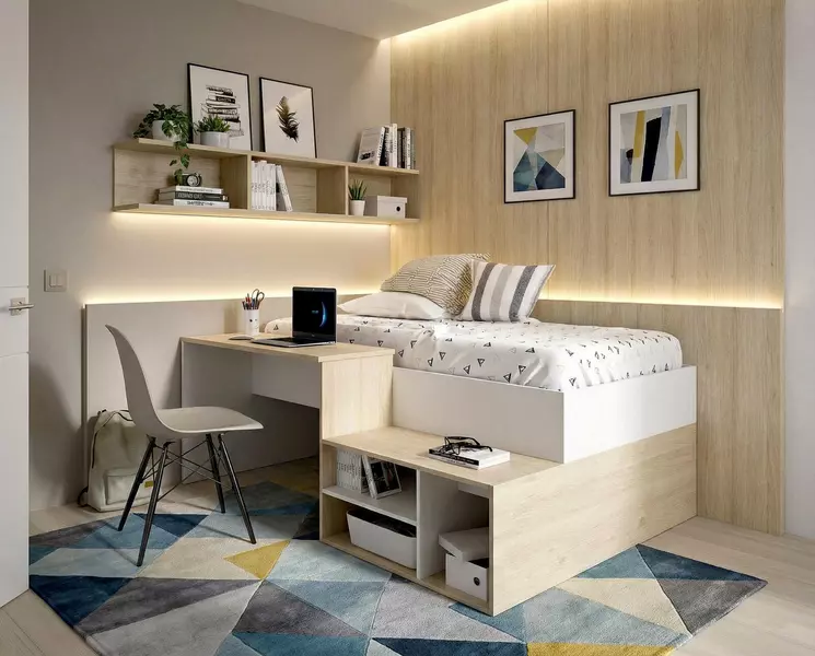 Dětská postel Kric, dostatečně reprezentativní design i pro starší děti