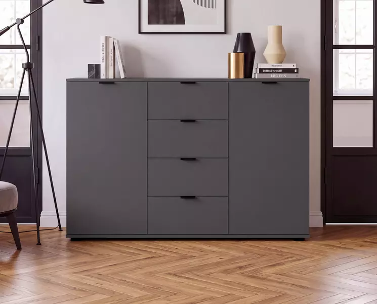 Komoda antracit Amali combi