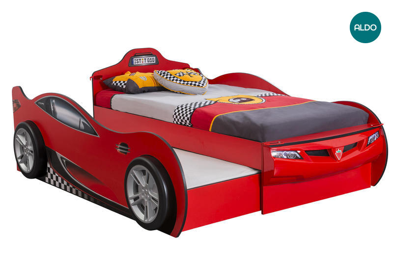 Dětská postel s přistýlkou pro kluky Race cup 