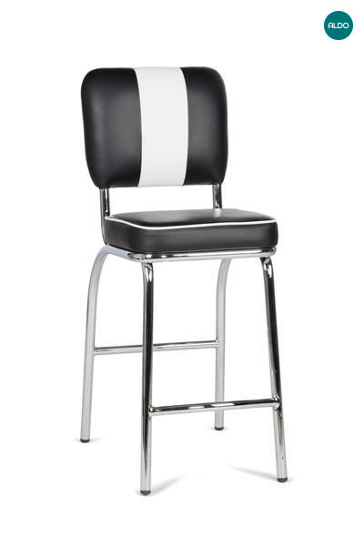 Nízká barová židle černá ke stolu Elvis II