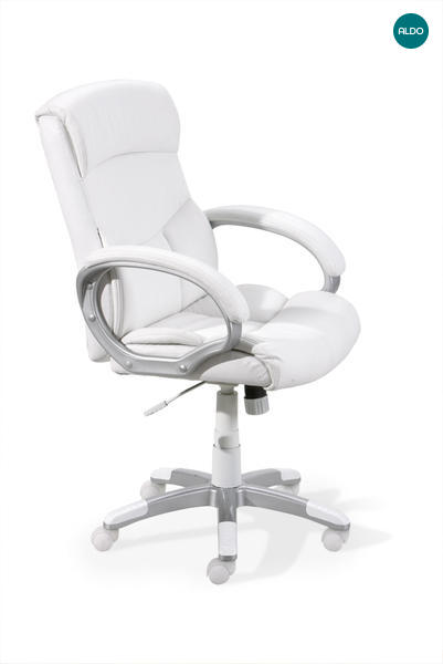 Bílá kancelářská židle Alberti