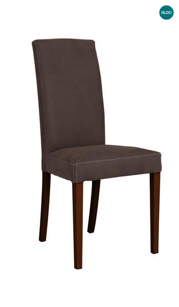 Jídelní židle Ava 2 ks - čalouněná, hnědá