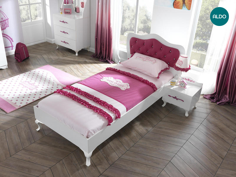 Dětská postel 100x200 pro holku Papatya