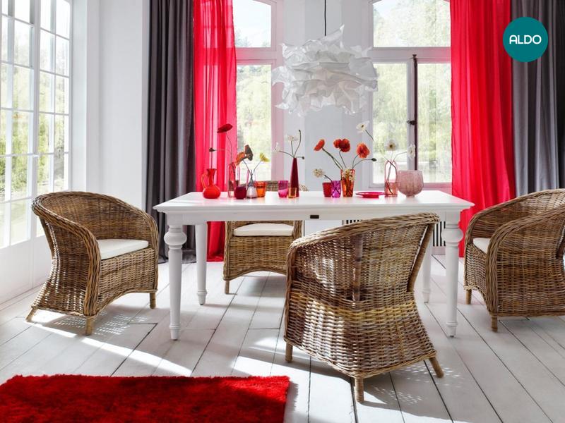 Prostorný rustikální jídelní stůl Provence Dinning