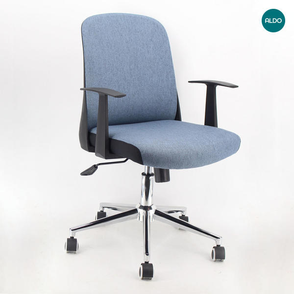 Kancelářská židle v minimalistickém designu Poseidon blue