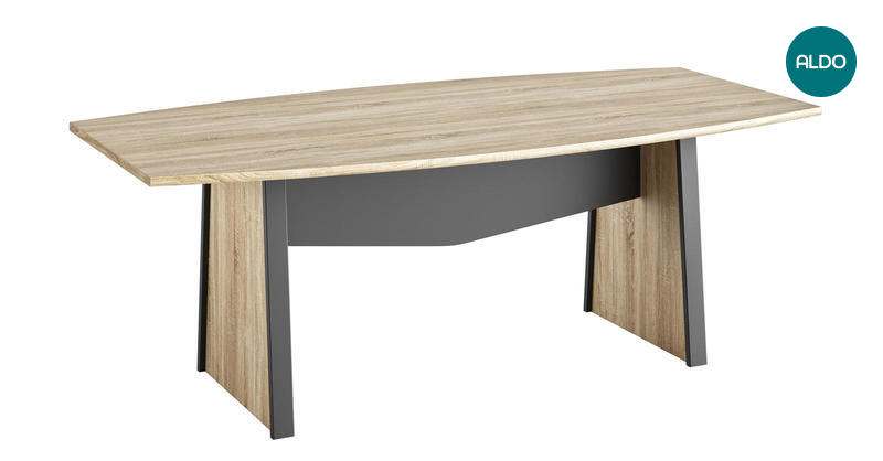 Prostorný stůl, meeting table Mambo oak sonoma