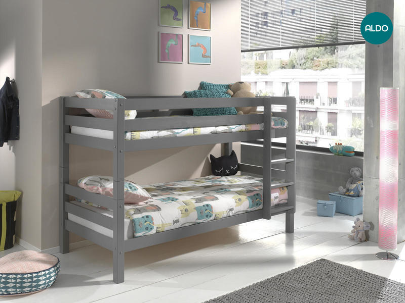 Patrová postel pro dvě děti Pino grey
