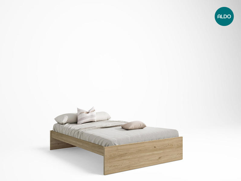 Designová postel single Natural - basic
