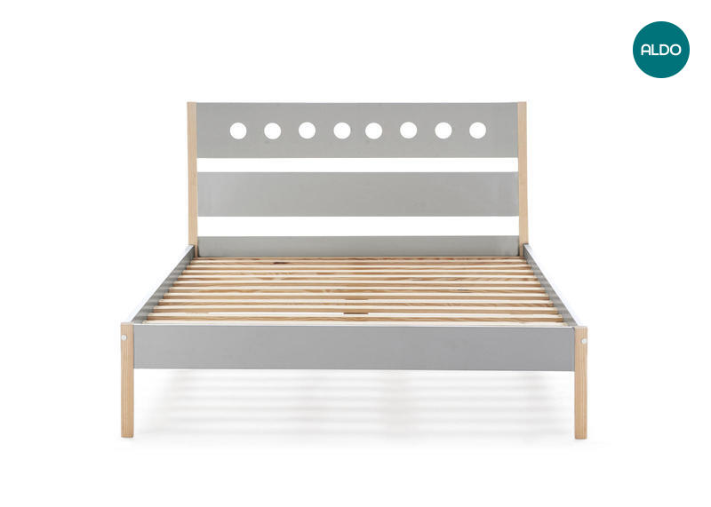 Designová studentská postel Compte, light grey