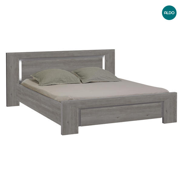 Designová manželská postel Sarlat large, grey
