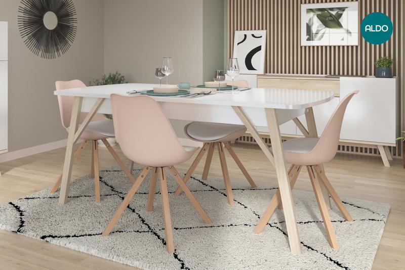 Jídelní stůl ve skandinávském designu Isak