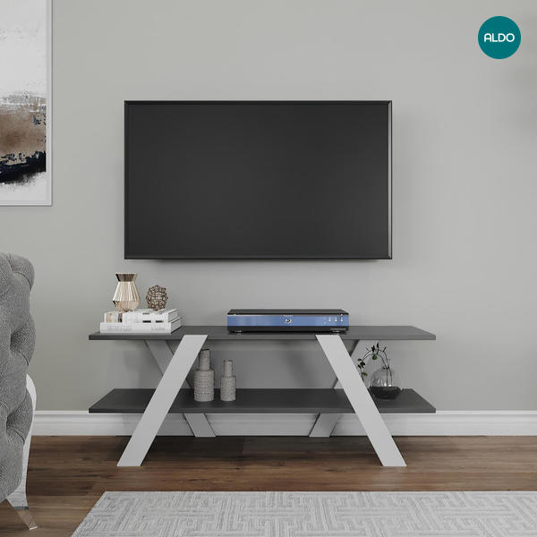 Televizní stolek v minimalistickém designu April antracit