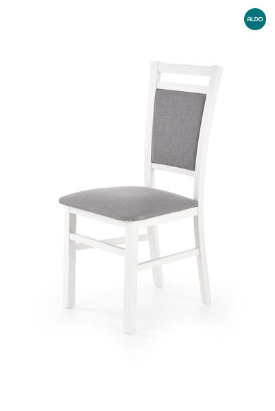 Jídelní židle bílá, šedá Dani VIII